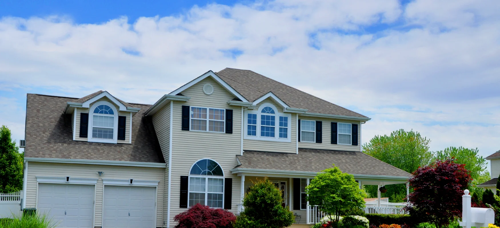 Blue Sky Over House