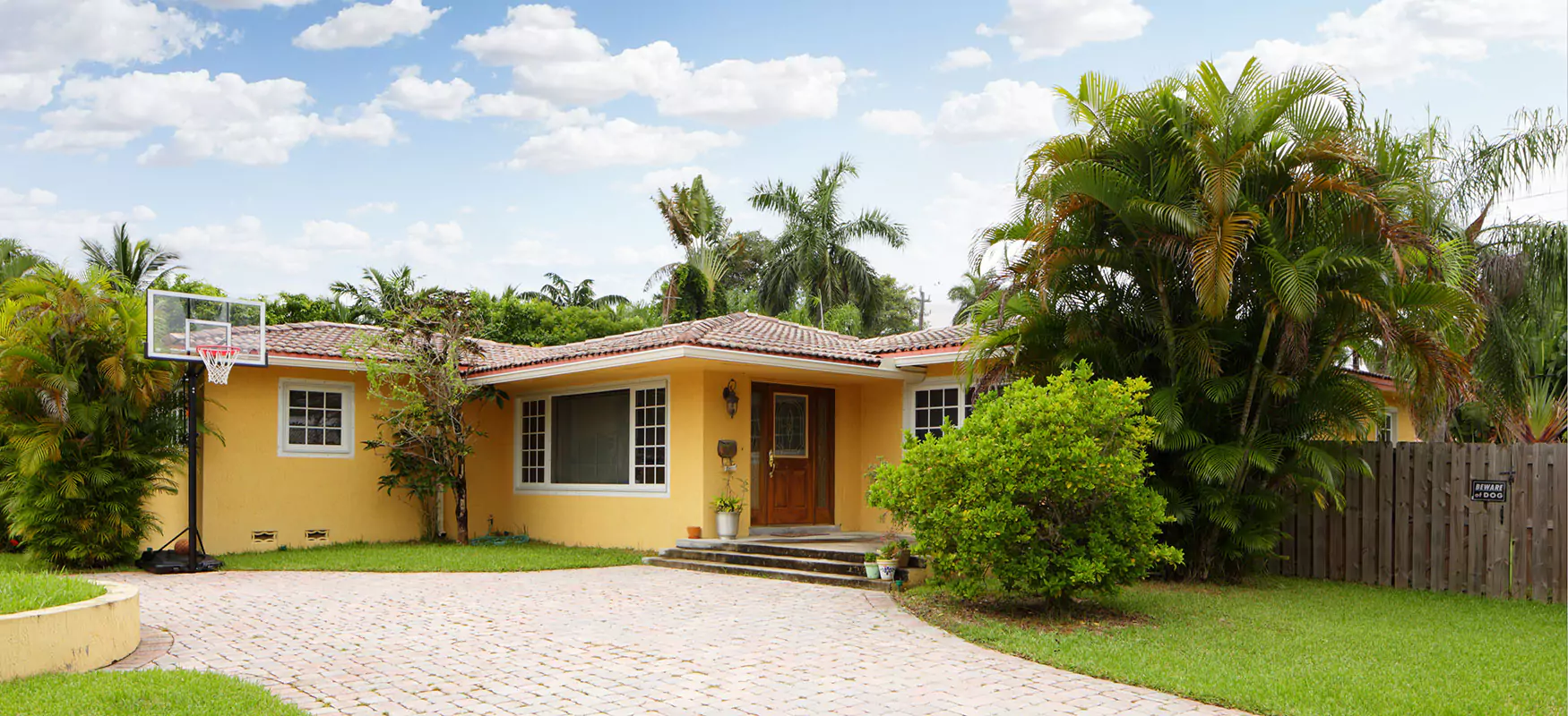 Tropical House With Blue Sky Photo